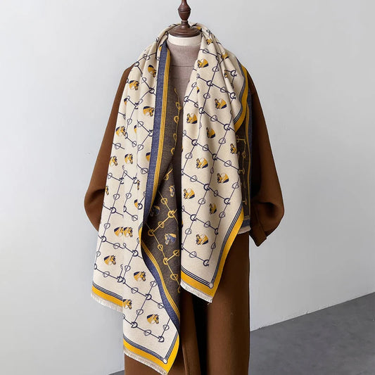 Fashion Mid-length Warm Scarf